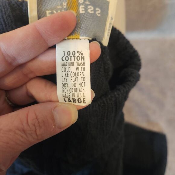 Vintage 90s Express Tricot Crop Sweater Size Large - Picture 5 of 5